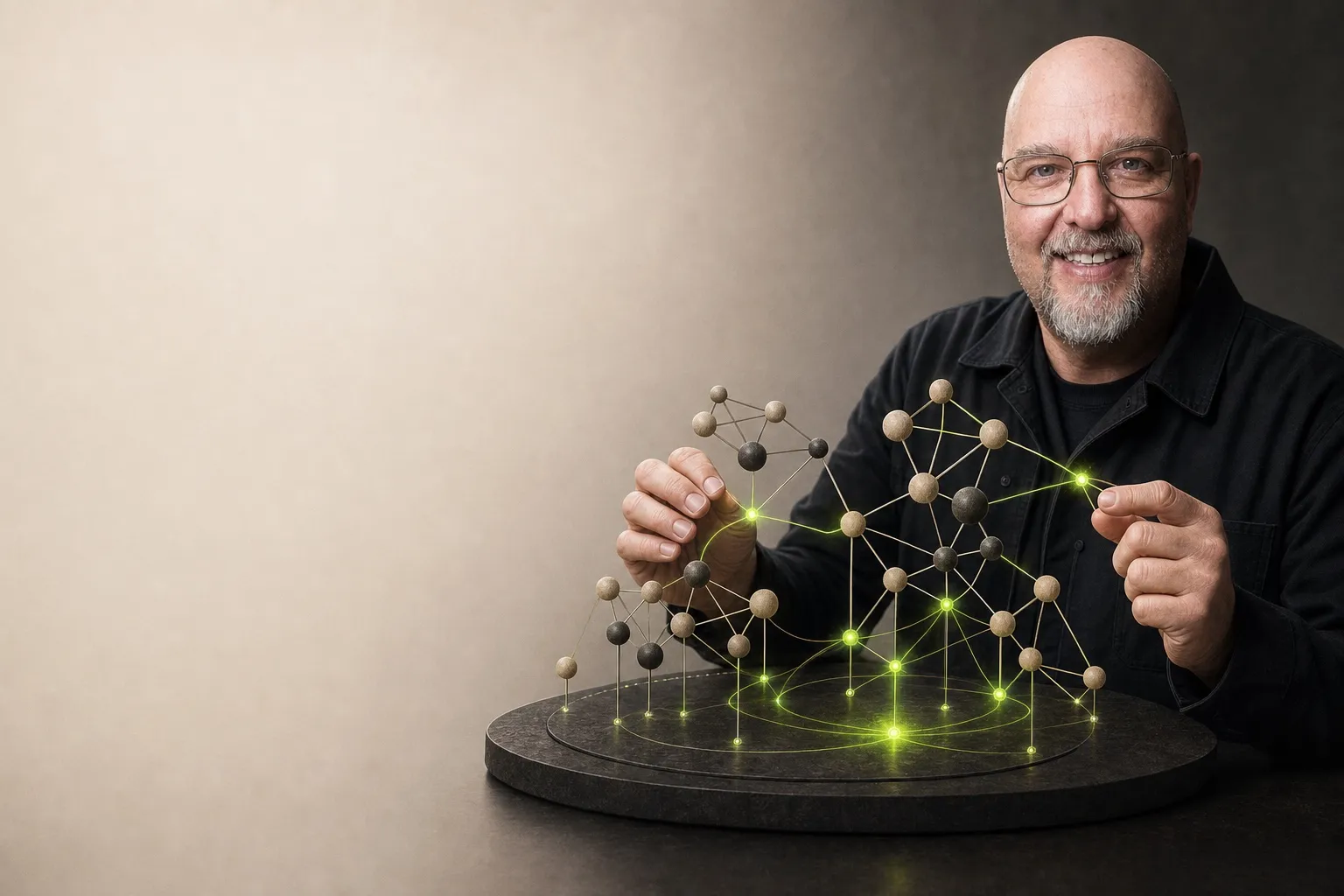 Editorial builder portrait of Chris Lutz